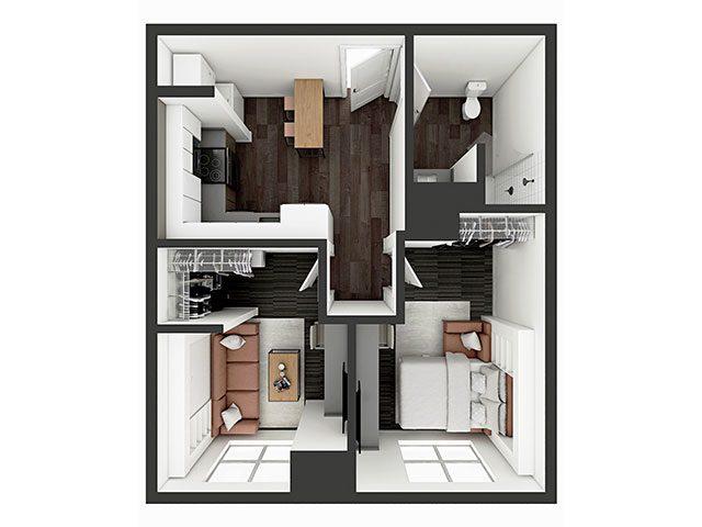 A2 Deluxe Floor plan layout