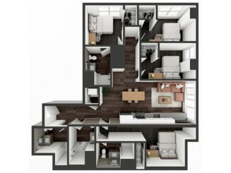 D3 Floor plan layout