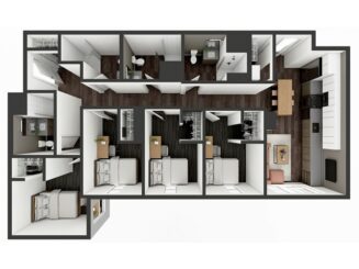 D4 Floor plan layout