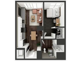 A1 Floor plan layout