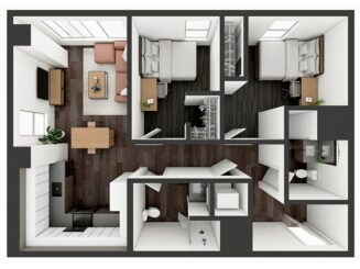 B2 Floor plan layout