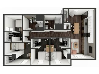 D2 Floor plan layout
