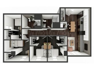 D2 Floor plan layout