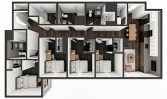 D4 Floor plan layout