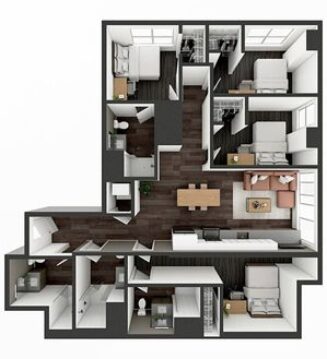 D3 Floor plan layout